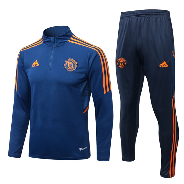 Sweatshirts Manchester United 2022-2023 Blau